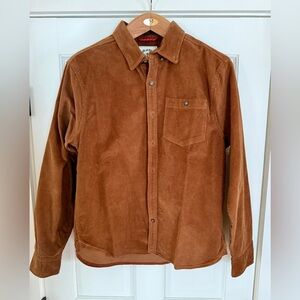 Iron & Resin Brown Corduroy Shirt Jacket Overshirt new w/o tags!